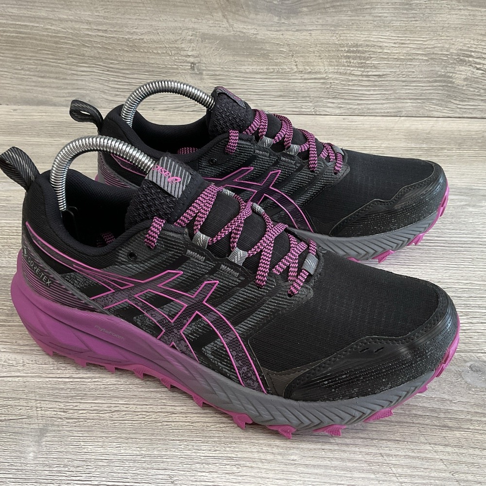 Asics Gel-Trabuco 9 Women's Size 9 Gore Tex 1012A900 Black Trail Running Shoes